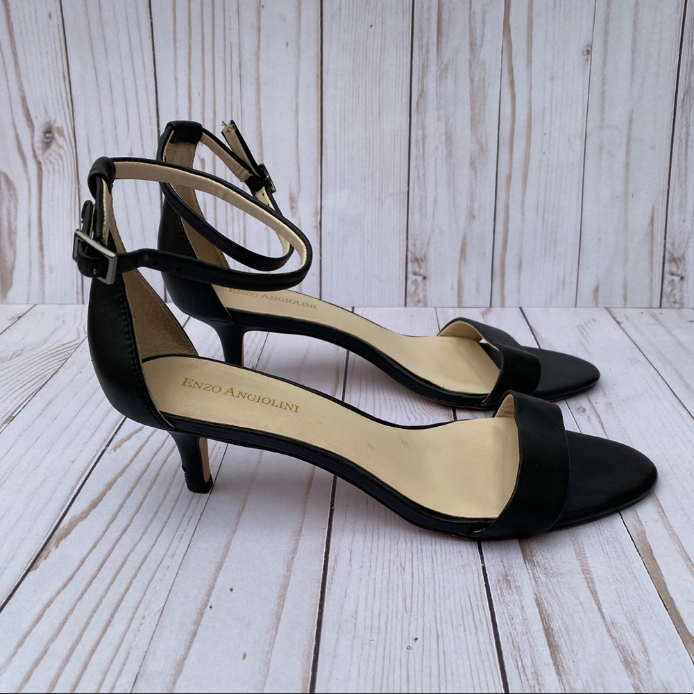 Authentic Enzo Angiolini Leather Open Toes